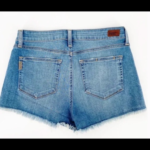 Paige Denim Distressed Daryl Shorts - Picture 2 of 4